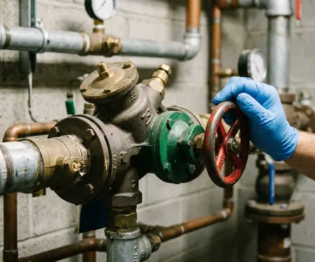 Image showing valve operation