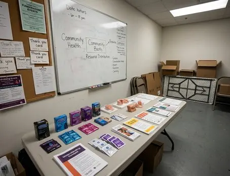 Safe sex supplies for outreach